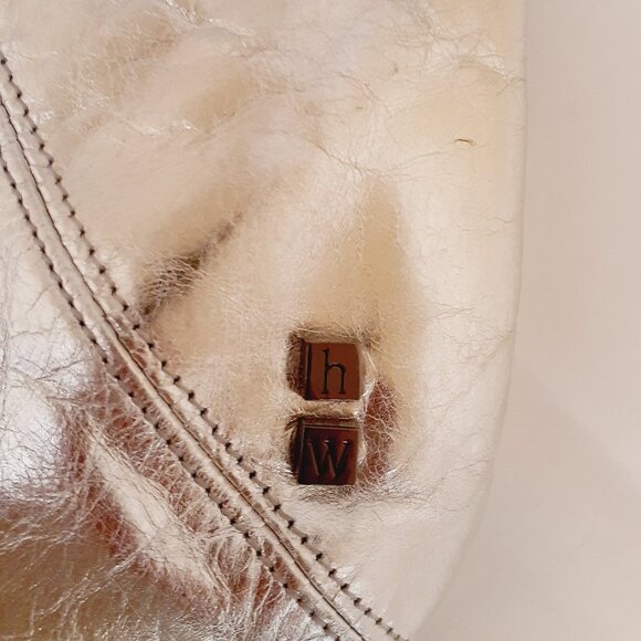 Helen Welsh Silver Leather Shoulder or Clutch Bag - Picture 6 of 16